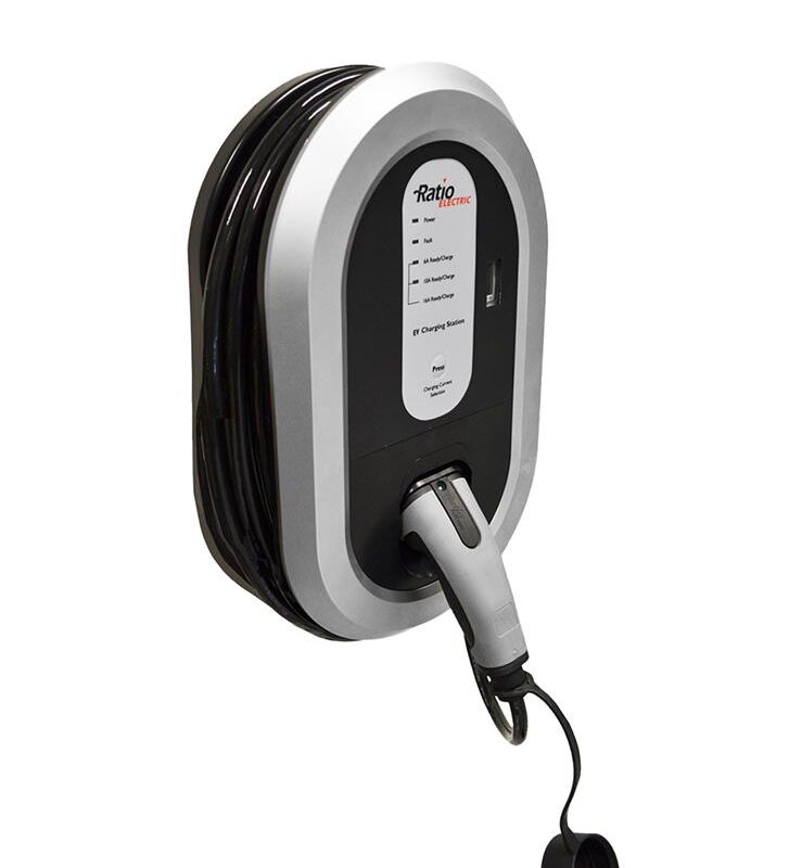Ratio laddbox för snabb och säker laddning hemma av elbilen. Laddstolpa och laddkablar hos EV Solution. Sveriges största sortiment.