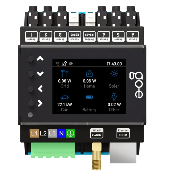 Go-E Controller Ev Solution Laddgrossistense Laddbox Laddstation Laddstolpe Elbilsladdare